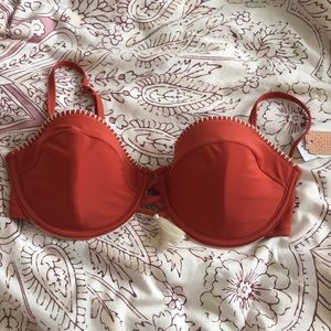 Gianni Bini Rust Bikini Top 32DD